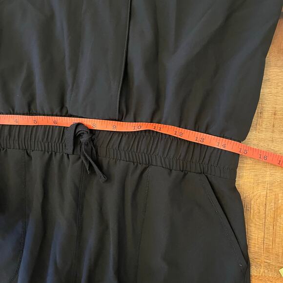 Albion Short Sleeve Jogger Jumpsuit XS Black - Picture 12 of 15